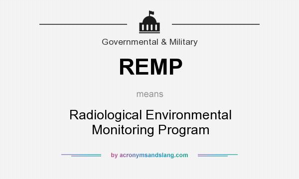 What does REMP mean? It stands for Radiological Environmental Monitoring Program