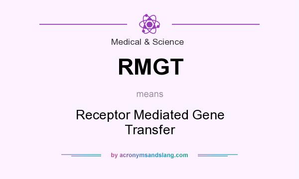 What does RMGT mean? It stands for Receptor Mediated Gene Transfer
