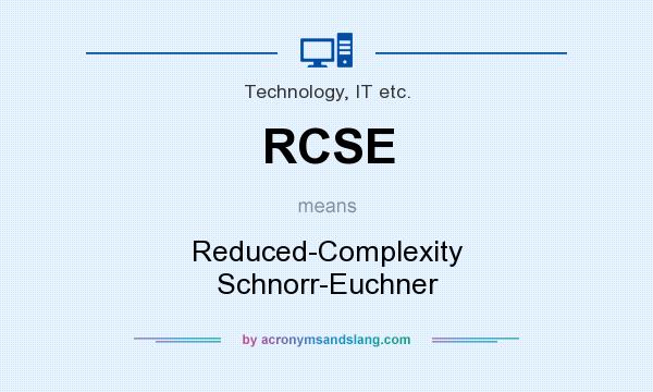 What does RCSE mean? It stands for Reduced-Complexity Schnorr-Euchner