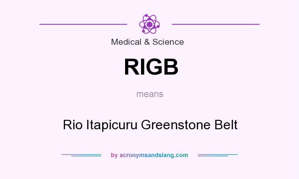 What does RIGB mean? It stands for Rio Itapicuru Greenstone Belt
