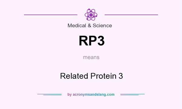 What does RP3 mean? It stands for Related Protein 3