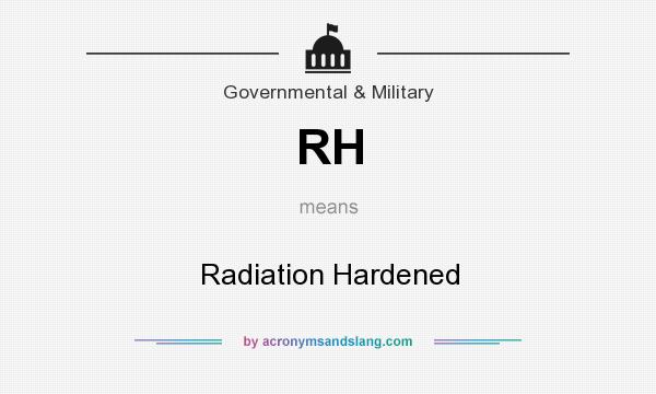 What does RH mean? It stands for Radiation Hardened
