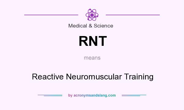 What does RNT mean? It stands for Reactive Neuromuscular Training