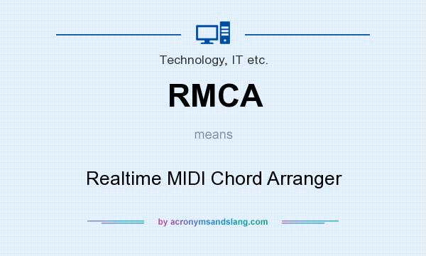 What does RMCA mean? It stands for Realtime MIDI Chord Arranger