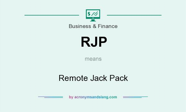 What does RJP mean? It stands for Remote Jack Pack
