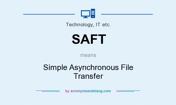 What does SAFT mean? It stands for Simple Asynchronous File Transfer