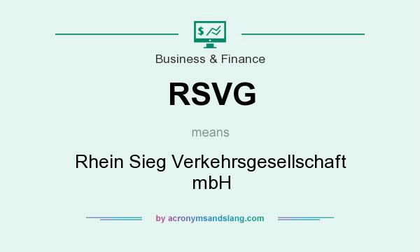 What does RSVG mean? It stands for Rhein Sieg Verkehrsgesellschaft mbH