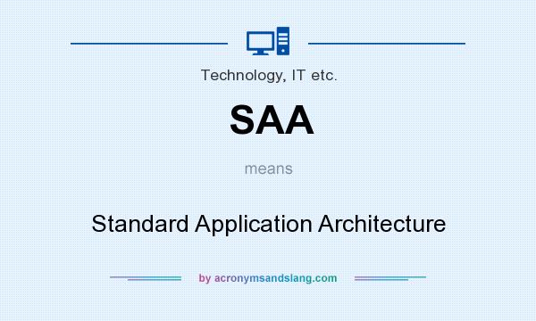What does SAA mean? It stands for Standard Application Architecture