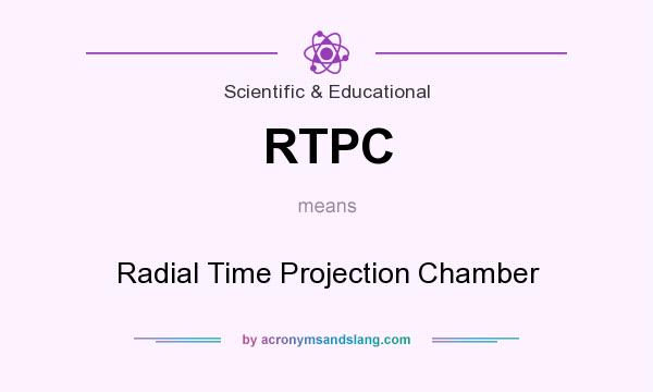 What does RTPC mean? It stands for Radial Time Projection Chamber