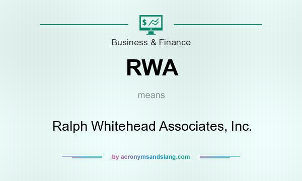 What does RWA mean? It stands for Ralph Whitehead Associates, Inc.