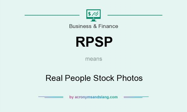 What does RPSP mean? It stands for Real People Stock Photos