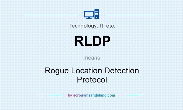 What does RLDP mean? It stands for Rogue Location Detection Protocol