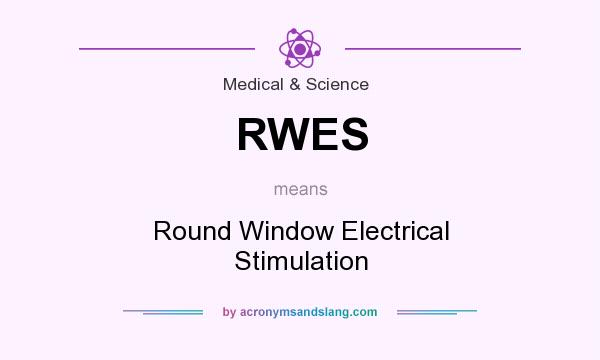 What does RWES mean? It stands for Round Window Electrical Stimulation