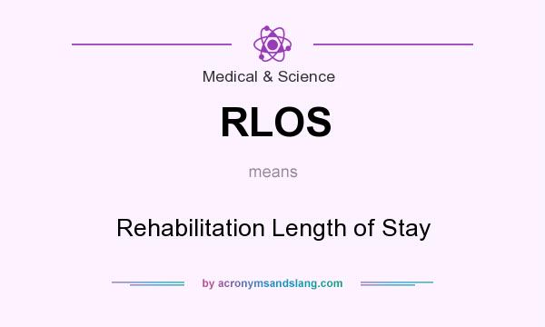 What does RLOS mean? It stands for Rehabilitation Length of Stay