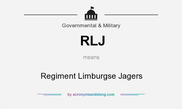 What does RLJ mean? It stands for Regiment Limburgse Jagers