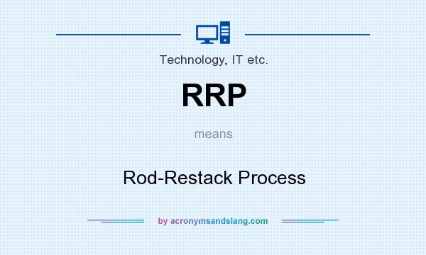 What does RRP mean? It stands for Rod-Restack Process