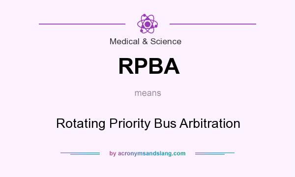 What does RPBA mean? It stands for Rotating Priority Bus Arbitration