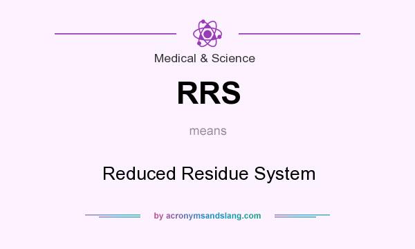 What does RRS mean? It stands for Reduced Residue System