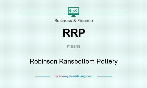 What does RRP mean? It stands for Robinson Ransbottom Pottery