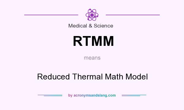 What does RTMM mean? It stands for Reduced Thermal Math Model
