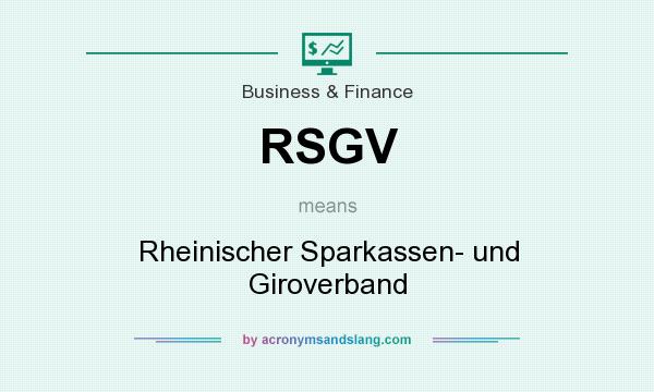 What does RSGV mean? It stands for Rheinischer Sparkassen- und Giroverband