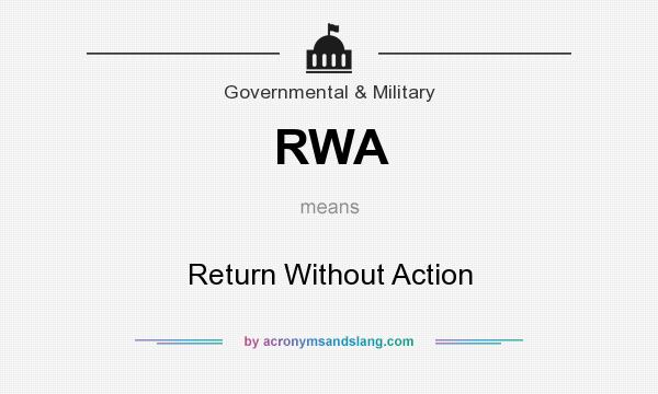 What does RWA mean? It stands for Return Without Action
