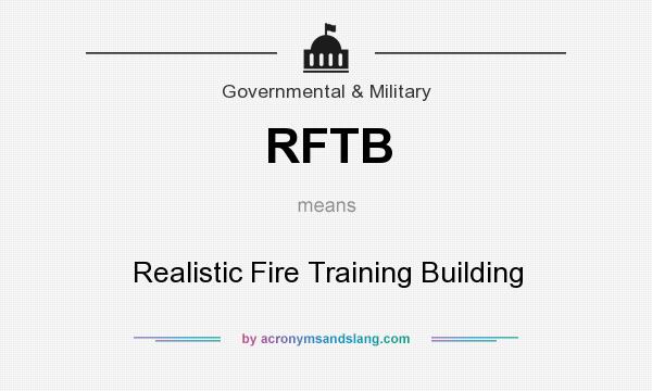 What does RFTB mean? It stands for Realistic Fire Training Building