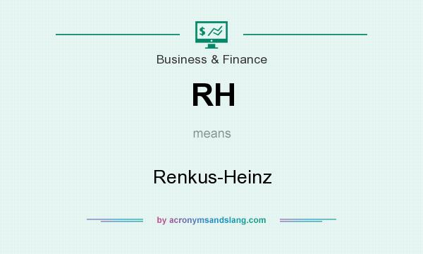 What does RH mean? It stands for Renkus-Heinz