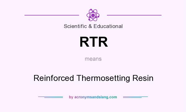 What does RTR mean? It stands for Reinforced Thermosetting Resin