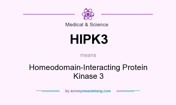 What does HIPK3 mean? It stands for Homeodomain-Interacting Protein Kinase 3