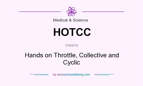 What does HOTCC mean? It stands for Hands on Throttle, Collective and Cyclic