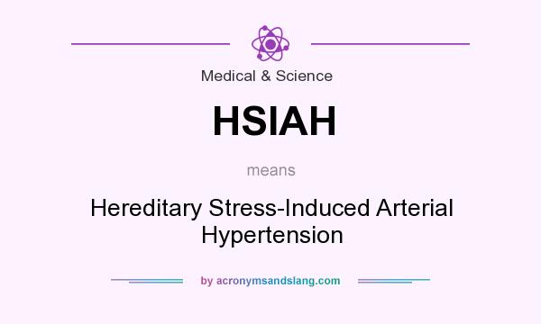 What does HSIAH mean? It stands for Hereditary Stress-Induced Arterial Hypertension