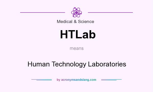 What does HTLab mean? It stands for Human Technology Laboratories