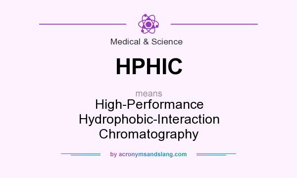 What does HPHIC mean? It stands for High-Performance Hydrophobic-Interaction Chromatography