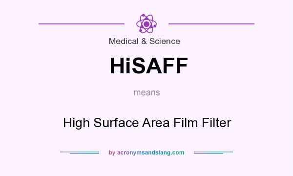 What does HiSAFF mean? It stands for High Surface Area Film Filter