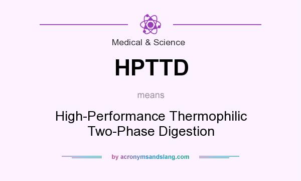 What does HPTTD mean? It stands for High-Performance Thermophilic Two-Phase Digestion