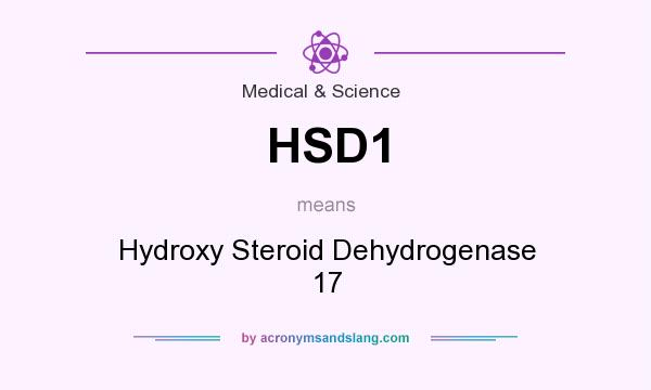 What does HSD1 mean? It stands for Hydroxy Steroid Dehydrogenase 17