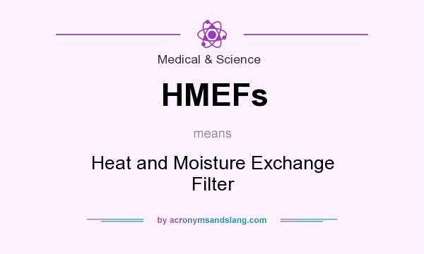 What does HMEFs mean? It stands for Heat and Moisture Exchange Filter