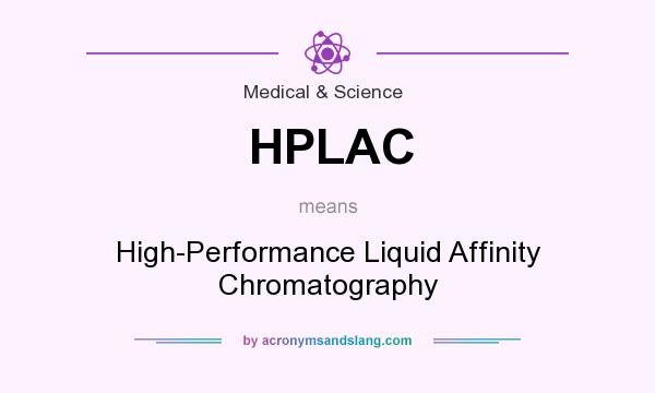 What does HPLAC mean? It stands for High-Performance Liquid Affinity Chromatography