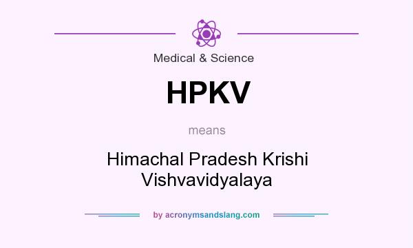 What does HPKV mean? It stands for Himachal Pradesh Krishi Vishvavidyalaya