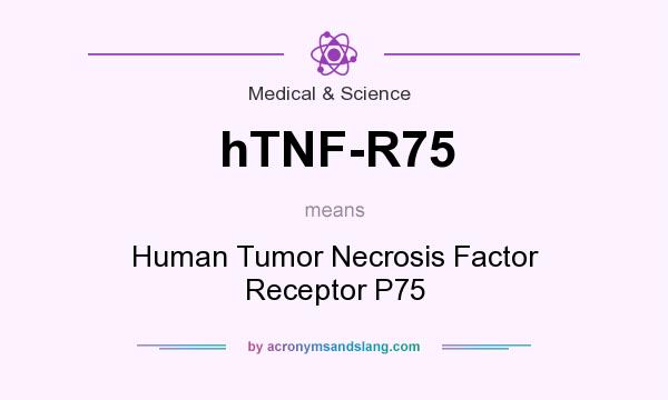 What does hTNF-R75 mean? It stands for Human Tumor Necrosis Factor Receptor P75