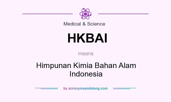 What does HKBAI mean? It stands for Himpunan Kimia Bahan Alam Indonesia