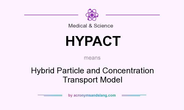 What does HYPACT mean? It stands for Hybrid Particle and Concentration Transport Model