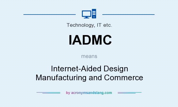 What does IADMC mean? It stands for Internet-Aided Design Manufacturing and Commerce