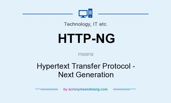 What does HTTP-NG mean? It stands for Hypertext Transfer Protocol - Next Generation
