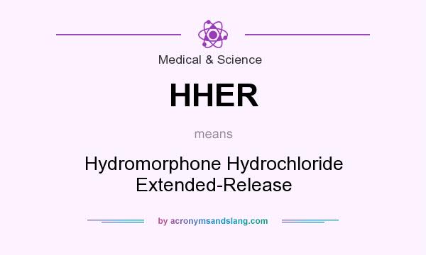 What does HHER mean? It stands for Hydromorphone Hydrochloride Extended-Release