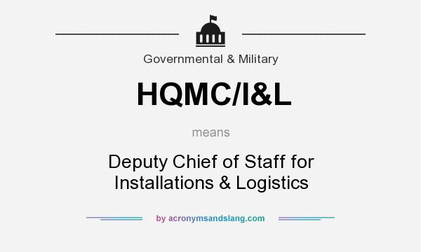 What does HQMC/I&L mean? It stands for Deputy Chief of Staff for Installations & Logistics