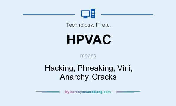 What does HPVAC mean? It stands for Hacking, Phreaking, Virii, Anarchy, Cracks