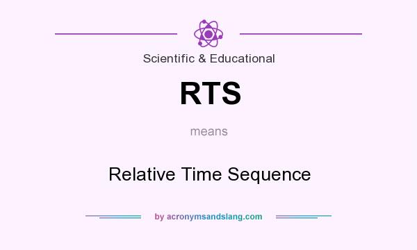 What does RTS mean? It stands for Relative Time Sequence