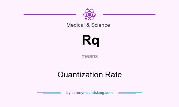 What does Rq mean? It stands for Quantization Rate